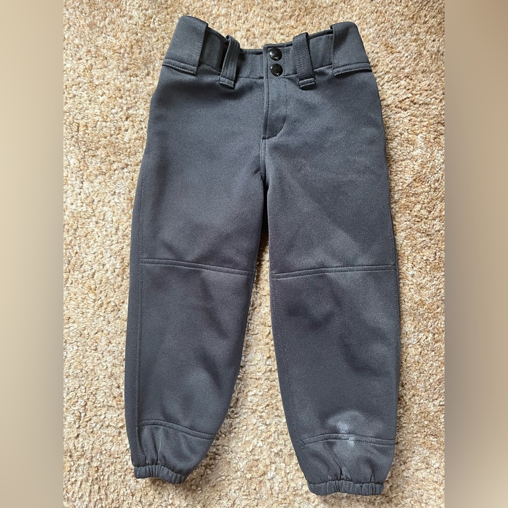 Girls Black Mizuno Softball Pants